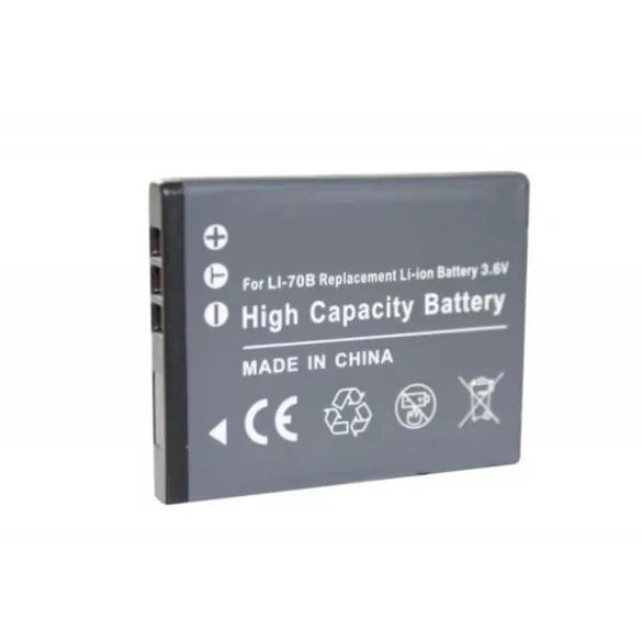 Olympus Li-70B 500mAh utángyártott kamera akkumulátor - VHBW