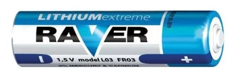 Raver 1,5V AAA FR03 lítium fotóelem Raver 1,5V AAA FR03 lítium fotóelem