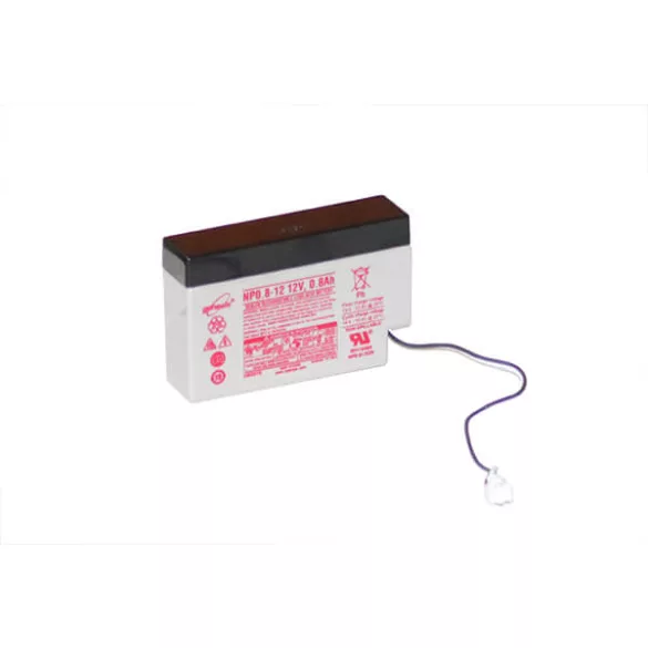 Genesis NP0.8-12 12V 0,8AH SLA zselés akkumulátor
