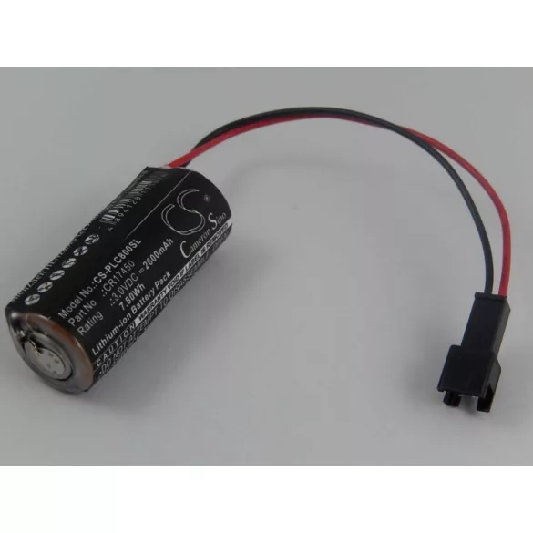 Sanyo Wallingford CR17450 3V Li-Ion 2600mAh utángyártott akkumulátor - VHBW