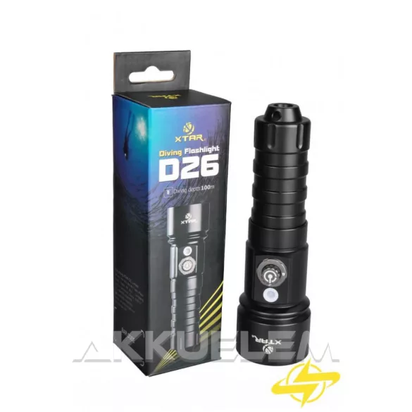 XTAR D26 Whale búvárlámpa