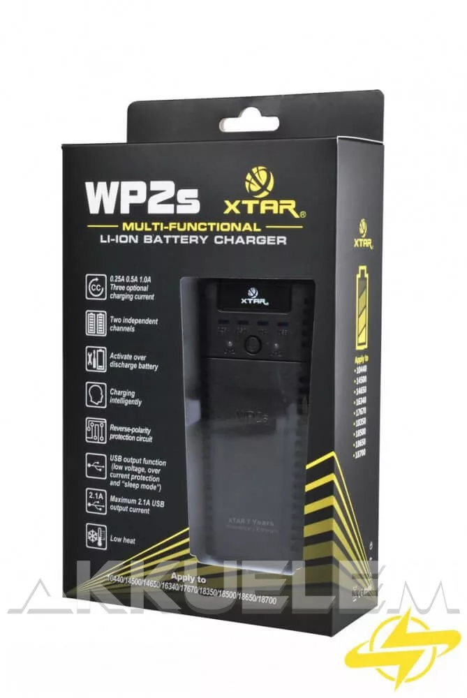Xtar WP2S Li-Ion akkumulátor töltő