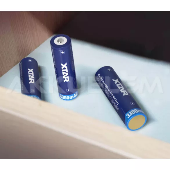 XTAR 18650 3300mAh 3,6V Li-ion akkumulátor PCB