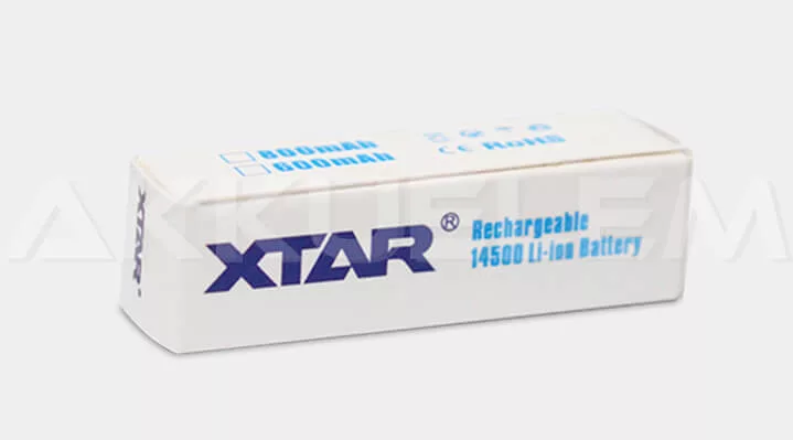 XTAR 14500 AA 800mAh Li-Ion akkumulátor (PCB)