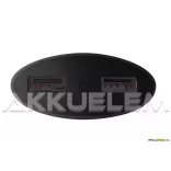 2xUSB 5V 2100mA autós adapter V0212 12V