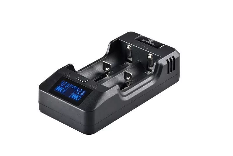 XTAR VP2 két csatornás Li-Ion LCD kijelzős hálózati akkutöltő XTAR VP2 két csatornás Li-Ion LCD kijelzős hálózati akkutöltő