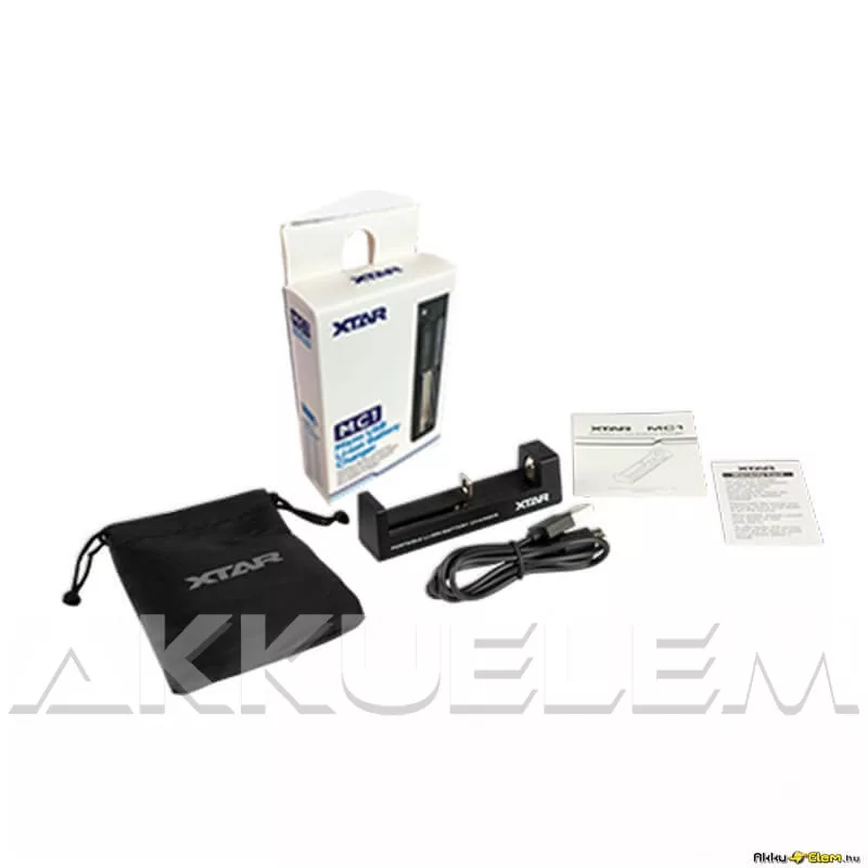 XTAR MC1 Li-ion USB-s akkumulátor töltő