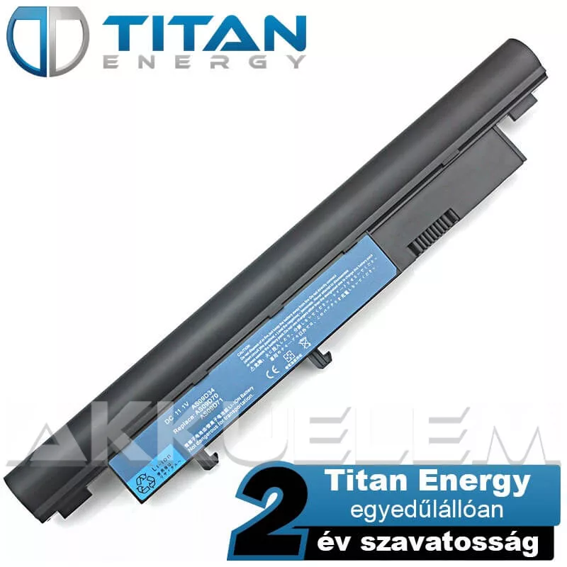 Acer AS09D70 5200mAh notebook akkumulátor utángyártott Acer AS09D70 5200mAh notebook akkumulátor utángyártott