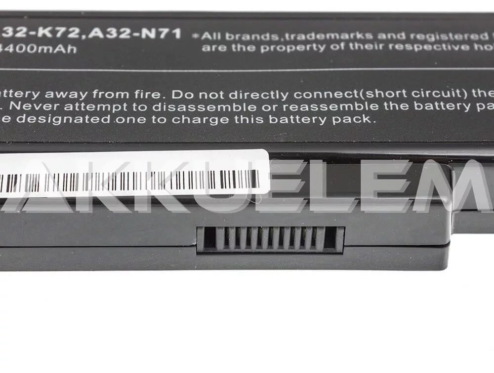 Asus A32-K72 4400mAh notebook akkumulátor utángyártott