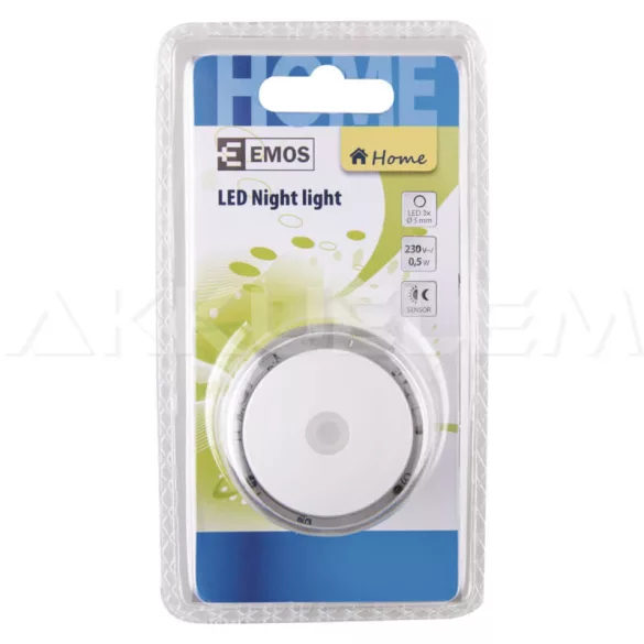 Éjjelifény lámpa P3306 3 LED 230V szenzoros fényérzékelős
