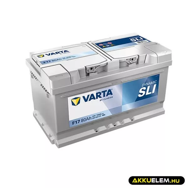 80Ah VARTA Dynamic F17 akkumulátor JOBB+ (580 406 074) 80Ah VARTA Dynamic F17 akkumulátor JOBB+ (580 406 074)