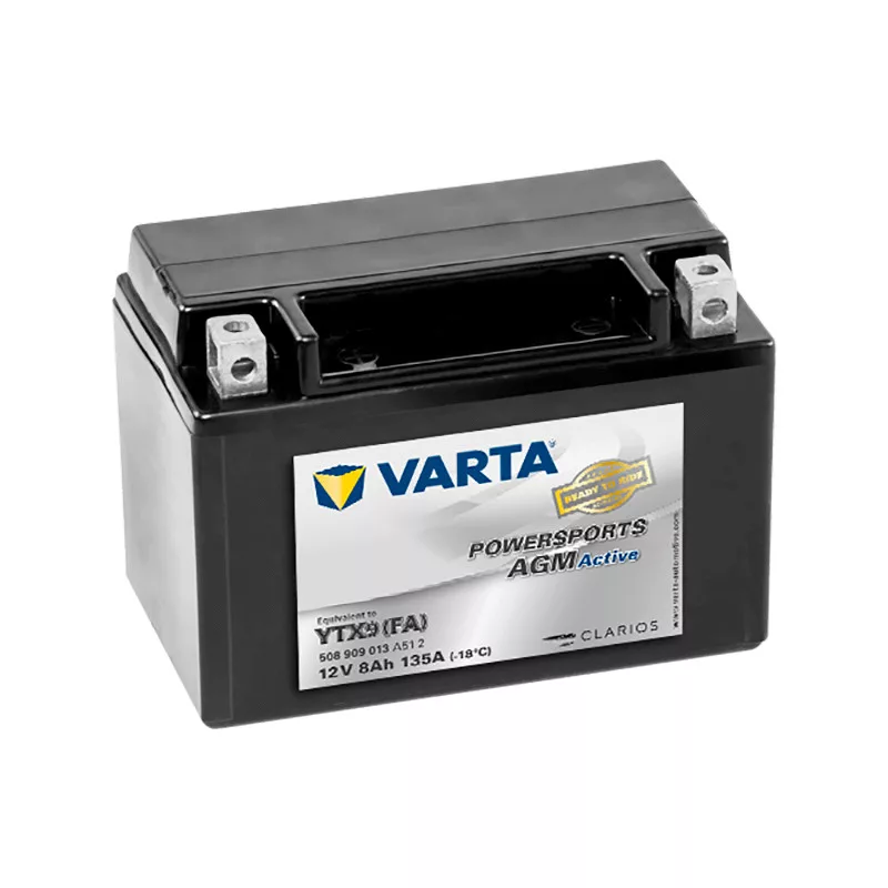   Varta 12V 8Ah YTX9-4 motorkerékpár akkumulátor (YTX9-BS helyett)