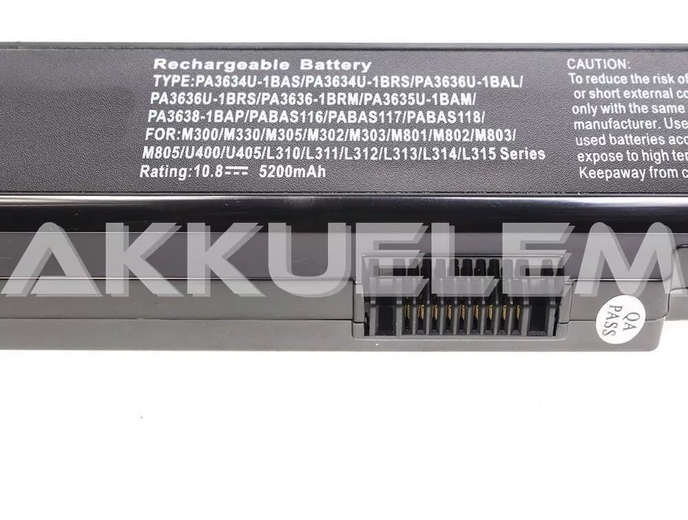 Toshiba PA3817 5200mAh notebook akkumulátor utángyártott
