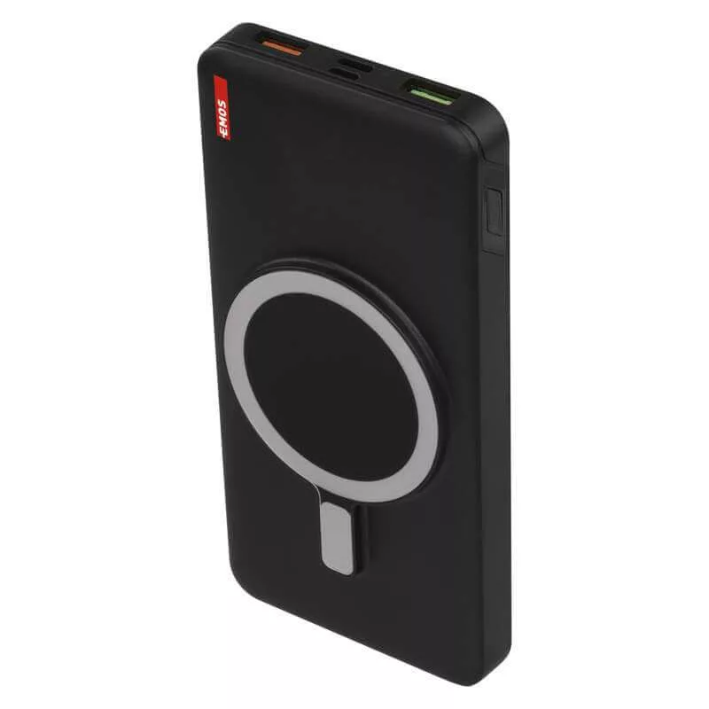 EMOS Powerbank WI 1022D, 10 000 mAh, 22,5 W+Wireless B0542B LiPo külső EMOS Powerbank WI 1022D, 10 000 mAh, 22,5 W+Wireless B0542B LiPo külső