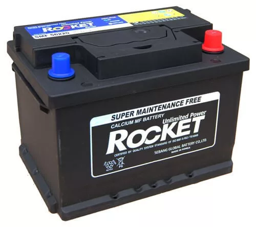 Rocket 62Ah 540A (242x175x175mm) autó akkumulátor 56220 JOBB+ Rocket 62Ah 540A (242x175x175mm) autó akkumulátor 56220 JOBB+