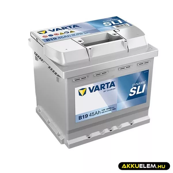 45Ah VARTA Dynamic B19 akkumulátor JOBB+ (545 412 040) 45Ah VARTA Dynamic B19 akkumulátor JOBB+ (545 412 040)