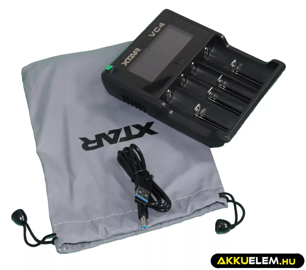 XTAR VC4 Li-ion Ni-MH multi akkumulátor töltő XTAR VC4 Li-ion Ni-MH multi akkumulátor töltő