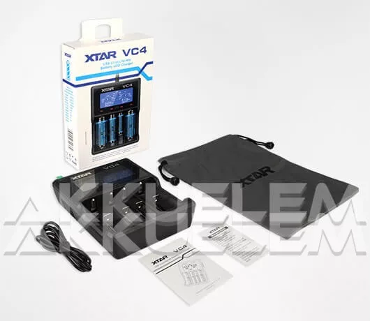 XTAR VC4 Li-ion Ni-MH multi akkumulátor töltő