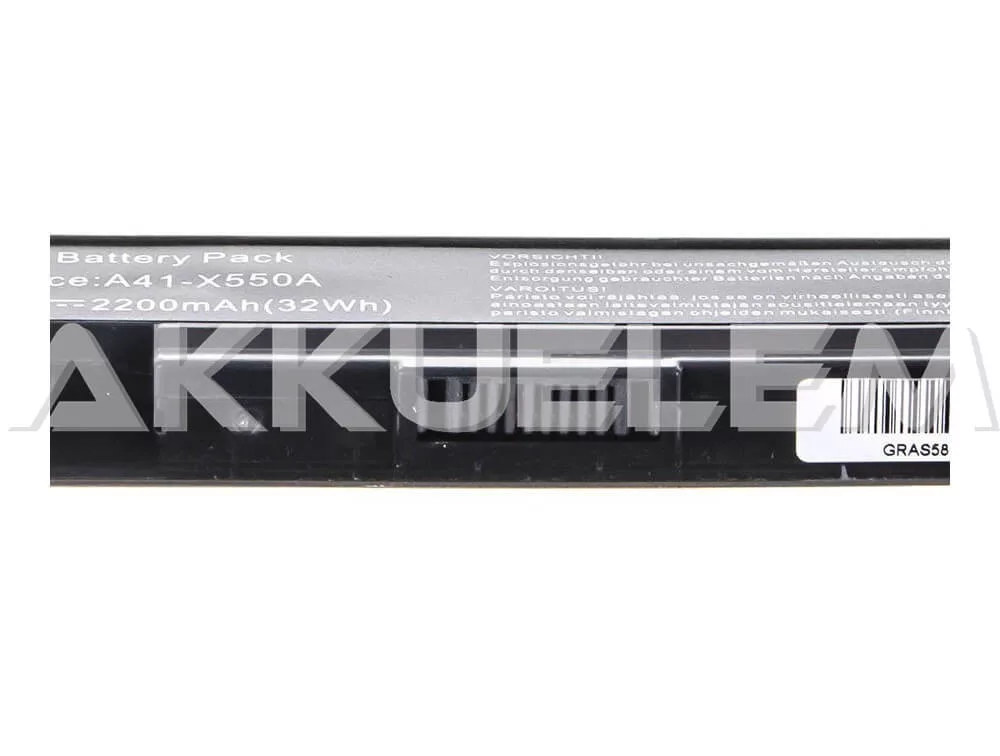 Asus A41-X550 2200mAh notebook akkumulátor utángyártott