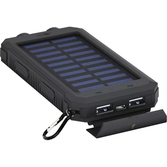 Külső akku napelemes 8000mAh Goobay