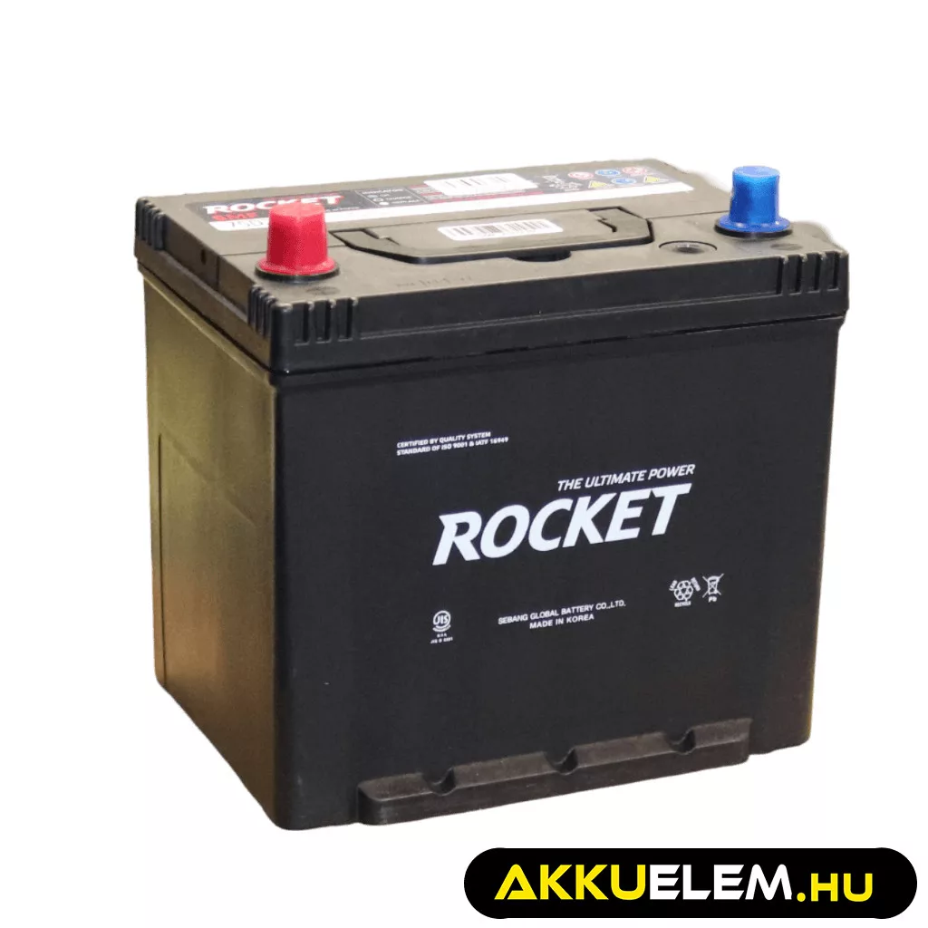 Rocket 65Ah 12V autó akkumulátor 75D23R ASIA bal+ Rocket 65Ah 12V autó akkumulátor 75D23R ASIA bal+