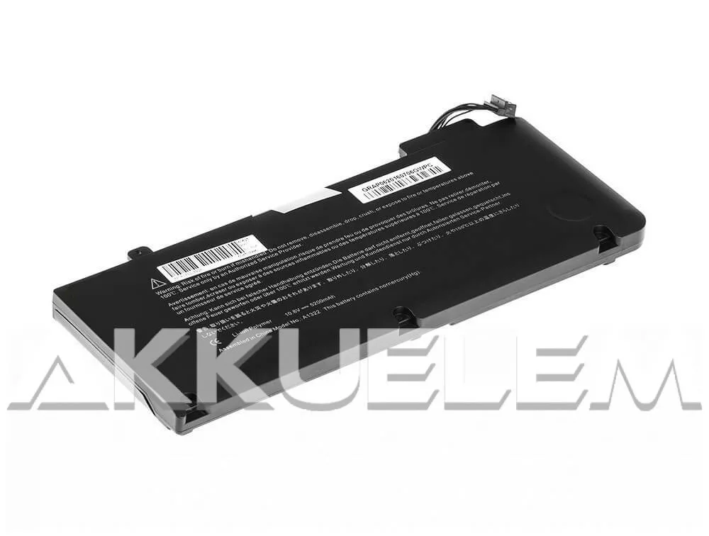 Apple A1322 A1278 11,1V 5800mAh utángyártott notebook akkumulátor