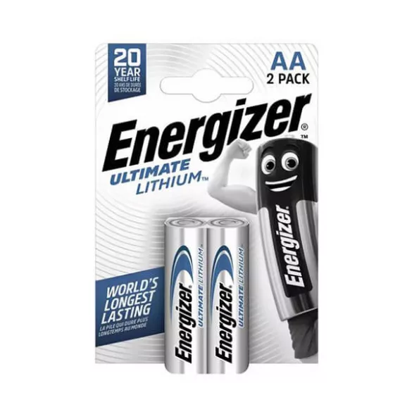 Energizer Ultimate Lithium FR6 AA elem 2db/csomag (ár/csomag)