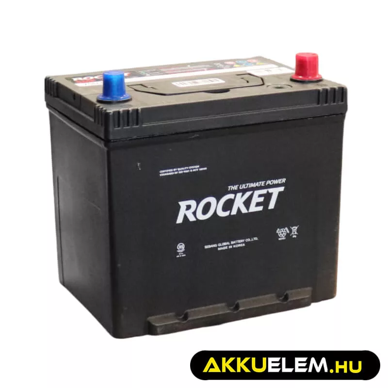 Rocket 65Ah 12V autó akkumulátor 75D23L ASIA JOBB+ Rocket 65Ah 12V autó akkumulátor 75D23L ASIA JOBB+