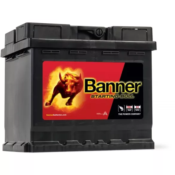 Banner Starting Bull 12V 45Ah 400A 54559 autó akkumulátor JOBB+ 