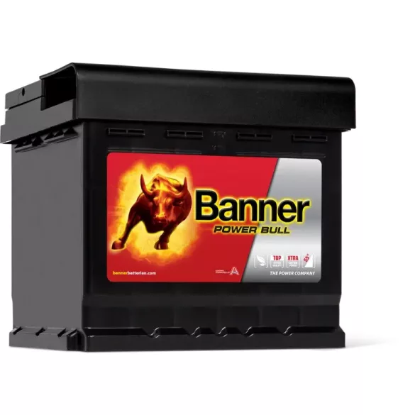 Banner Power Bull 12V 44Ah 420A P4409 autó akkumulátor JOBB+ 