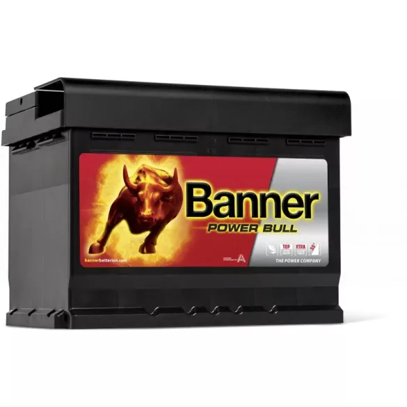 Banner Power Bull 12V 60Ah 540A P6009 autó akkumulátor JOBB+ 