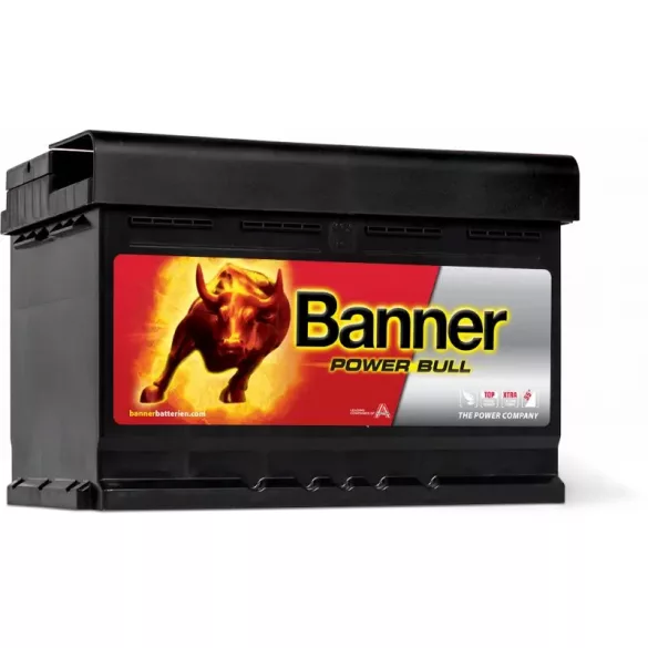 Banner Power Bull 12V 72Ah 660A P7209 autó akkumulátor JOBB+