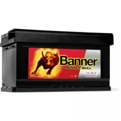   Banner Power Bull 12V 80Ah 700A P8014 autó akkumulátor JOBB+ 