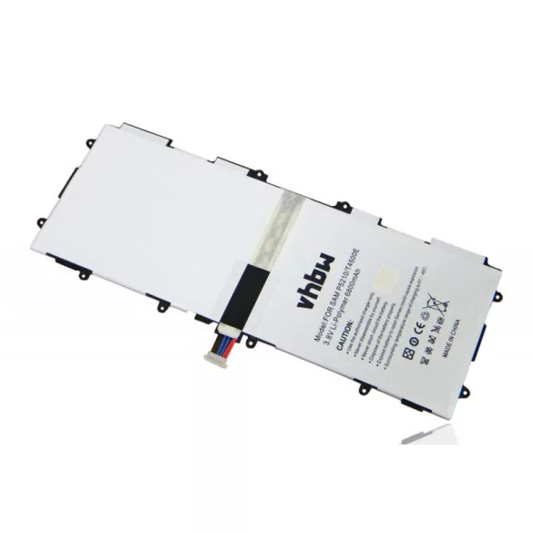 Samsung Galaxy Tab 3 10.1, GT-P5210 6800mAh utángyártott akkumulátor - VHBW