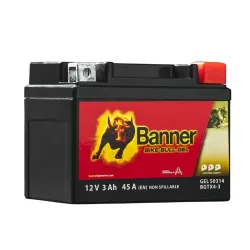   Banner 12V 3Ah 50A 50314 (YTX4L-BS helyett) BGTX4-3 GEL motorkerékpár akkumulátor