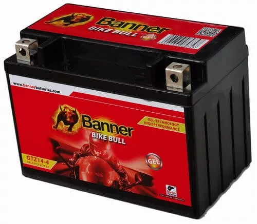 Banner Bike Bull 12V 11Ah 190A motorkerékpár akkumulátor 51201 / GTZ14-4 BAL+