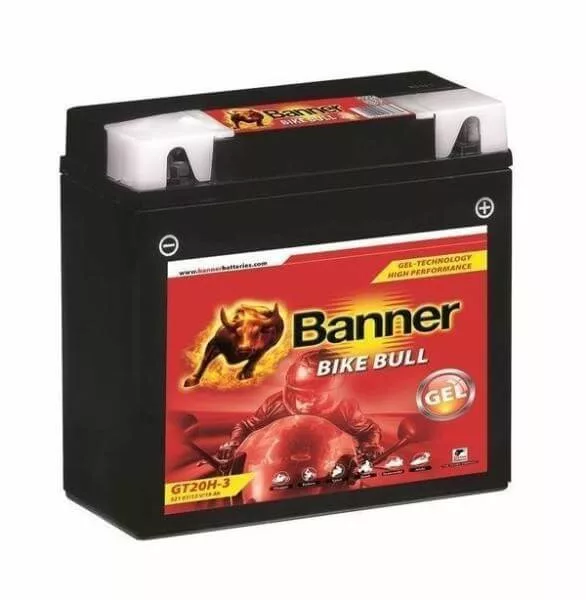 Banner 12V 18Ah 250A motorkerékpár akkumulátor GEL 52101 / BG12-19 JOBB+