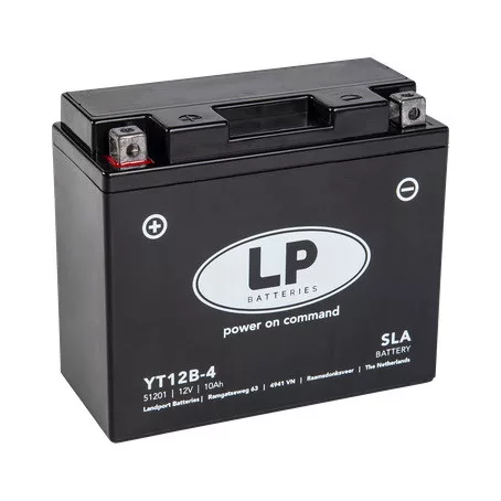 Landport 12V 10Ah 150A YT12B-4 51201 motorkerékpár akkumulátor AGM BAL+ Landport 12V 10Ah 150A YT12B-4 51201 motorkerékpár akkumulátor AGM BAL+