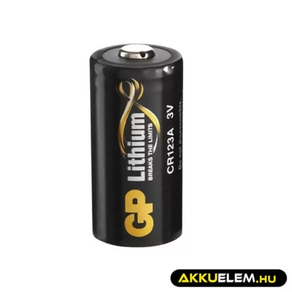 GP CR123A 3V lítium elem 2db/csomag (ár/csomag)