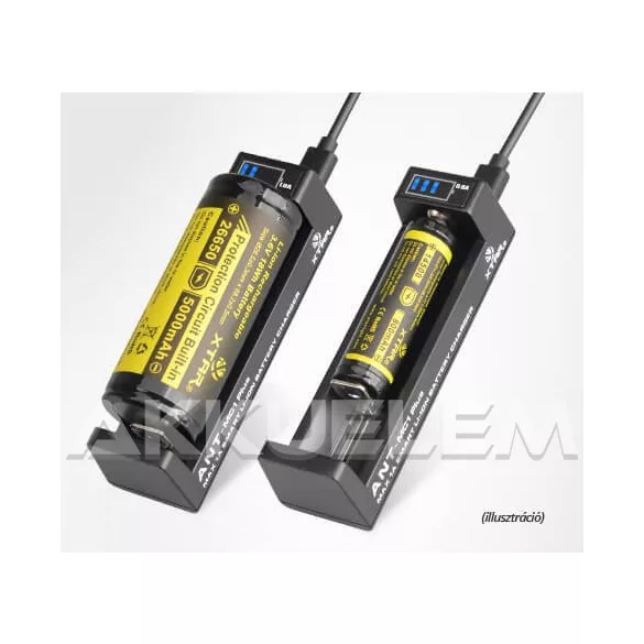 XTAR MC1 Plus ANT Li-ion USB-s akkumulátor töltő LED-jelzős