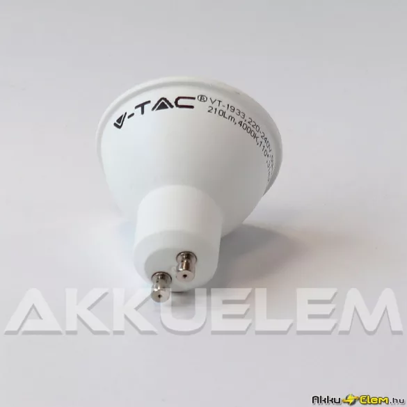 V-TAC GU10 3W 210 lm 4000K 110 ° LED-izzó