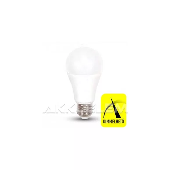 V-TAC E27 9W 806lm 2700K 200 ° LED-izzó dimmelhető