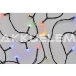 Karácsonyi fényfüzér 240LED 24m időzitős színes IP44 ZY0815T
