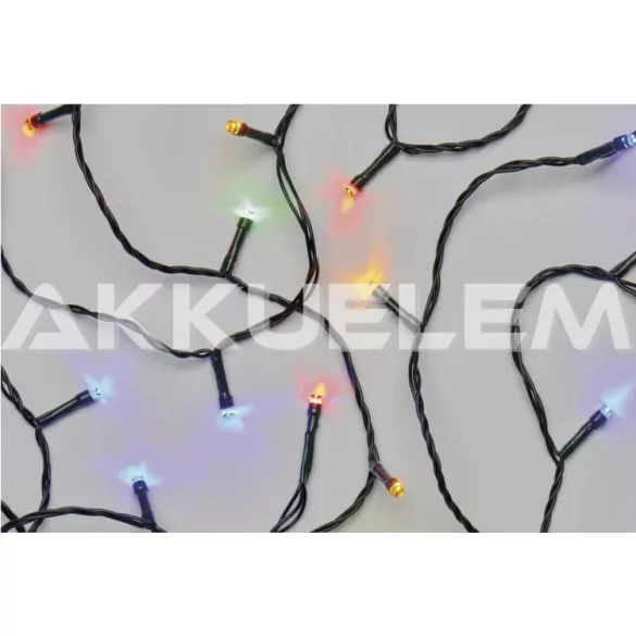 Karácsonyi fényfüzér 240LED 24m időzitős színes IP44 ZY0815T