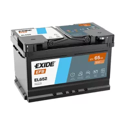   EXIDE Start-Stop EFB EL652 65Ah 650A JOBB+ autó akkumulátor