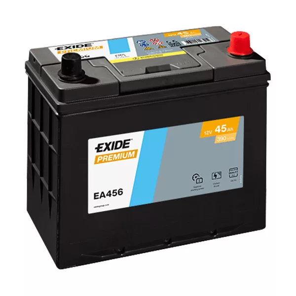 EXIDE Premium EA456 12V 45Ah autó akkumulátor ASIA JOBB+ EXIDE Premium EA456 12V 45Ah autó akkumulátor ASIA JOBB+