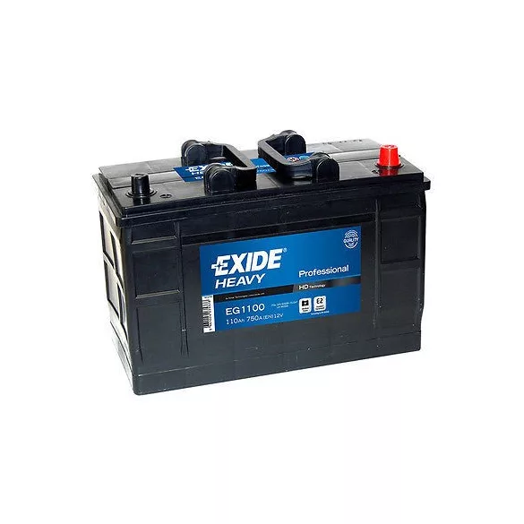 Exide HEAVY PRO EG1100 12V 110Ah autó akkumulátor JOBB+