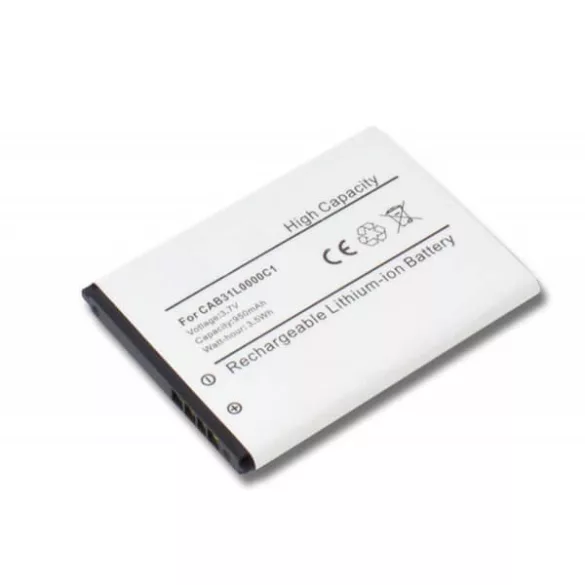 Alcatel OT-891 CAB31L0000C1 3,7V 900mAh utángyártott telefon akkumulátor