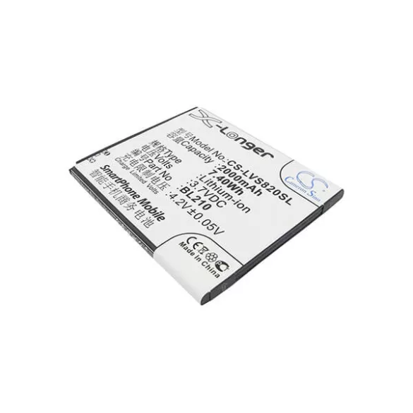 Lenovo S820 2000mAh utángyártott akkumulátor - VHBW