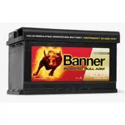   Banner Running Bull 12V 80Ah AGM 58001  Start-Stop akkumulátor JOBB+